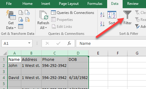 delete excess rows and columns in excel for mac